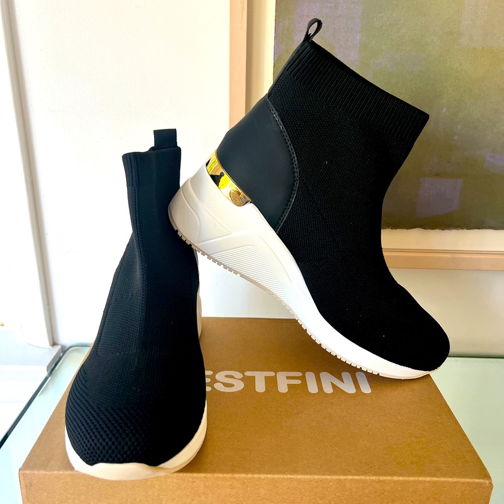 Slip on wedge botties. New in box